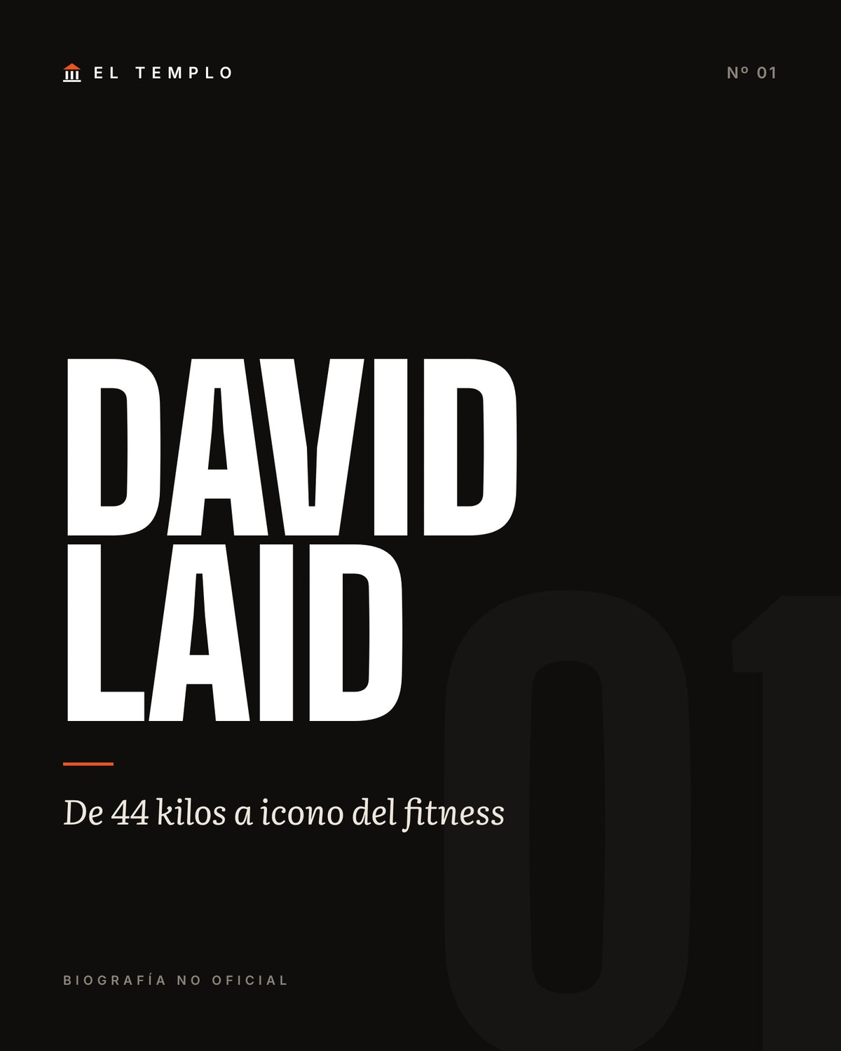 David Laid · De 44 kilos a icono del fitness